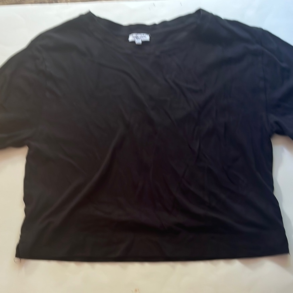 Splendid Black Short Sleeve Tee